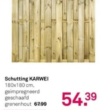 Karwei Schutting karwei aanbieding