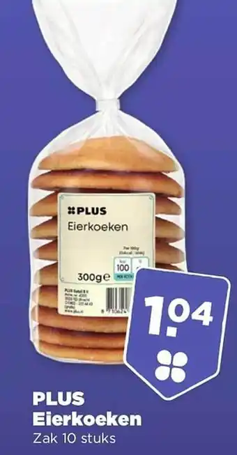 PLUS Plus eierkoeken aanbieding