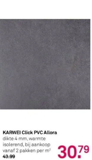 Karwei Karwei click pvc allora aanbieding