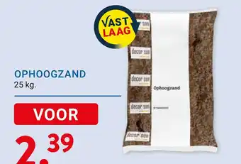 Kluswijs Ophoogzand 25 kg. aanbieding