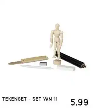 Xenos Tekenset - set van 11 aanbieding