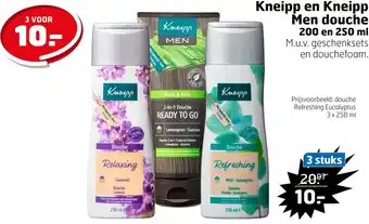 Trekpleister Kneipp en kneipp men douche aanbieding