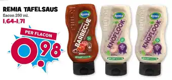 Boon`s Markt Remia tafelsaus aanbieding