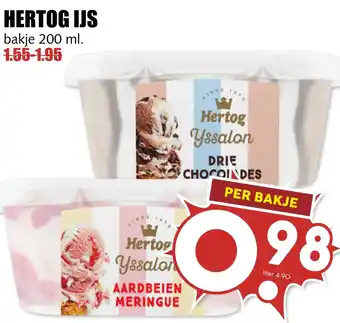 MCD Supermarkt Hertog ijs aanbieding