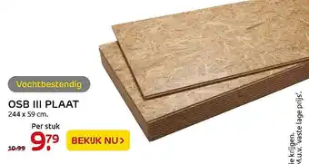 Praxis OSB III Plaat aanbieding