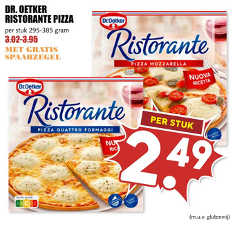 MCD Supermarkt Dr. oetker ristorante pizza aanbieding
