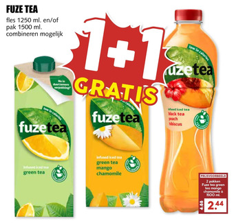 MCD Supermarkt Fuze tea aanbieding