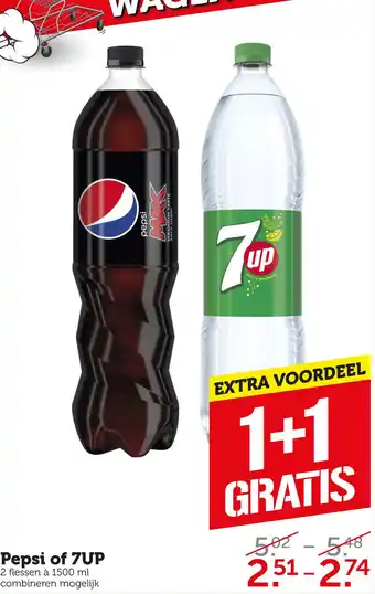 Coop Pepsi of 7up aanbieding