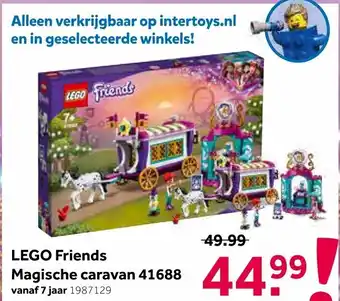 Intertoys Lego friends magische caravan 41688 aanbieding