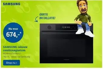BCC Samsung inbouw combimagnetron nq5b4553fbb/u1 aanbieding