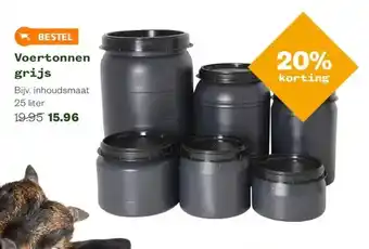 Welkoop Voertonnen aanbieding