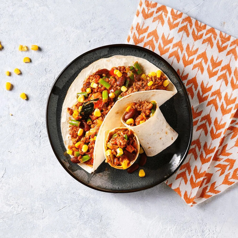 Burrito's met gehakt aanbieding bij Picnic