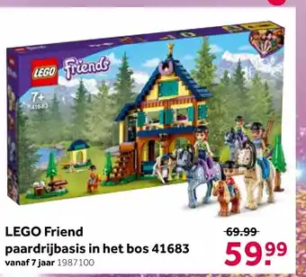 Intertoys Lego friend paardrijbasis in het bos 41683 aanbieding