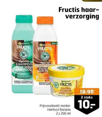 Trekpleister Garnier fructis haarverzorging aanbieding