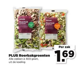 PLUS Plus roerbakgroenten aanbieding