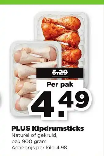 PLUS Plus kipdrumsticks aanbieding