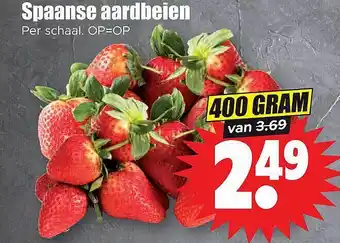 Dirk Spaanse aardbeien aanbieding