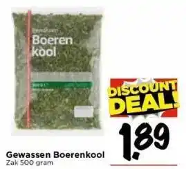 Vomar Voordeelmarkt Gewassen boerenkool aanbieding