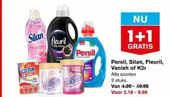 Hoogvliet Persil, silan, fleuril, vanish of k2r aanbieding