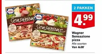 Hoogvliet Wagner sensazione pizza aanbieding