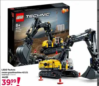 Intertoys Lego technic zware graafmachine 42121 aanbieding