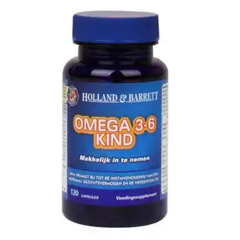 Holland & Barrett Holland & barrett omega 3-6 kind (120 capsules) aanbieding