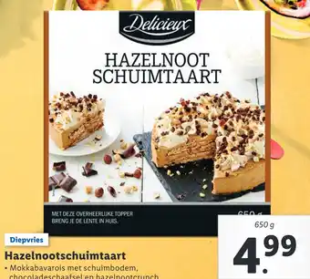 Lidl Hazelnootschuimtaart 650 g aanbieding