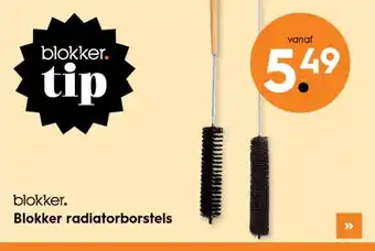 Blokker Uitgelicht: blokker radiatorborstels aanbieding