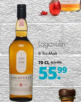 Mitra lagavulin 8 Yrs Malt aanbieding