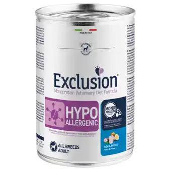 Zooplus Exclusion diet 1 x 400 g - vis & aardappel aanbieding