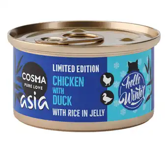 Zooplus Cosma thai / asia in gelei kattenvoer 6 x 85 g winter editie aanbieding