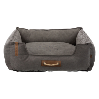 Zooplus L80 x b60 x h20 cm föhr trixie be nordic hondenmand donkergrijs aanbieding