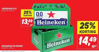 Dekamarkt Heineken 0.0 of heineken pilsener aanbieding