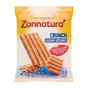 Coop Zonnatura sesam crunch reep aanbieding