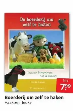 Boekenvoordeel Boerderij om zelf te haken aanbieding