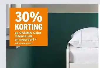 GAMMA Op gamma color intense lak- en muurverf² aanbieding