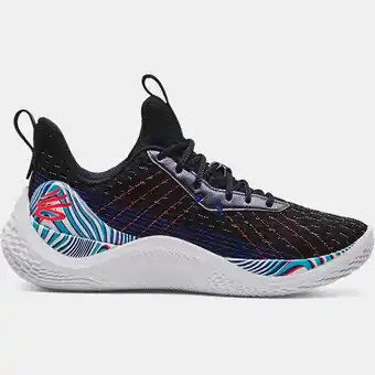 Under Armour Unisex basketbalschoenen curry flow 10 'more magic' zwart / royal / marathon rood 47.5 aanbieding