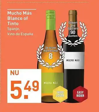 Gall & Gall Mucho más blanco of tinto aanbieding