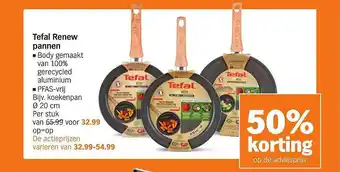 Albert Heijn Tefal renew pannen aanbieding