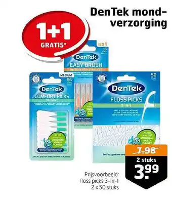 Trekpleister Dentek mondverzorging aanbieding