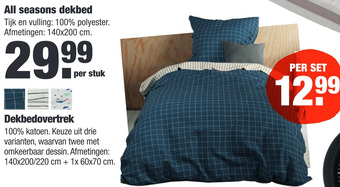 ALDI Dekbedovertrek aanbieding