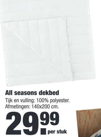 ALDI All seasons dekbed aanbieding