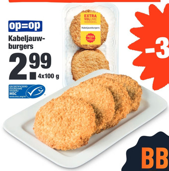 ALDI Kabeljauwburgers aanbieding