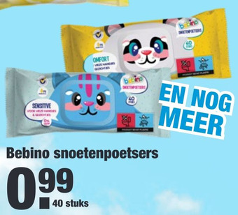 ALDI Bebino snoetenpoetsers aanbieding