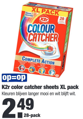 ALDI K2r color catcher sheets XL pack aanbieding