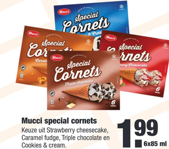 ALDI Mucci special cornets aanbieding