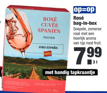 ALDI Rosé bag-in-box OX aanbieding