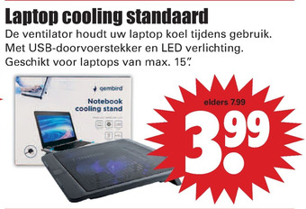 Dirk Laptop cooling standaard aanbieding