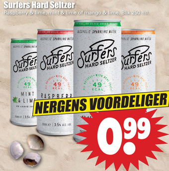 Dirk Surfers Hard Seltzer aanbieding