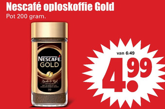 Dirk Nescafé oploskoffie Gold aanbieding